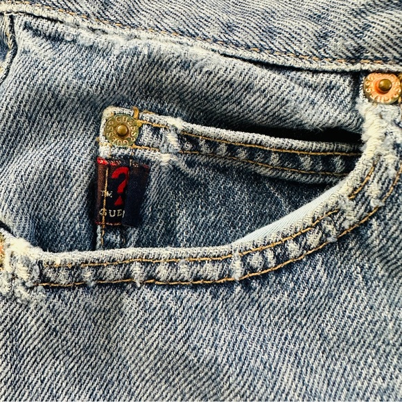 REAL DENIM GUESS HIGHWAISTED SHORTS!! - Picture 4 of 11
